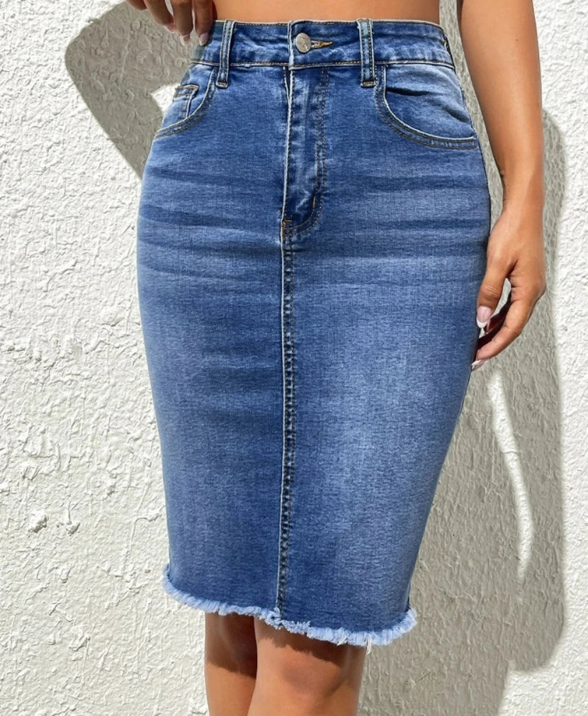 New Slim Denim Skirt for Women