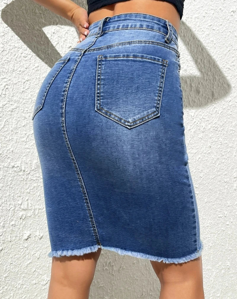 New Slim Denim Skirt for Women