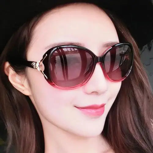 Sunglasses Women's Spring and Summer Fashion Star Models Big Frame Frog Glasses Ladies Sunglasses Sun Eyes