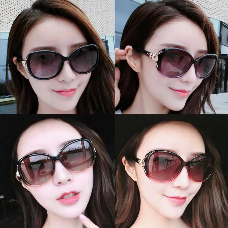 Sunglasses Women's Spring and Summer Fashion Star Models Big Frame Frog Glasses Ladies Sunglasses Sun Eyes