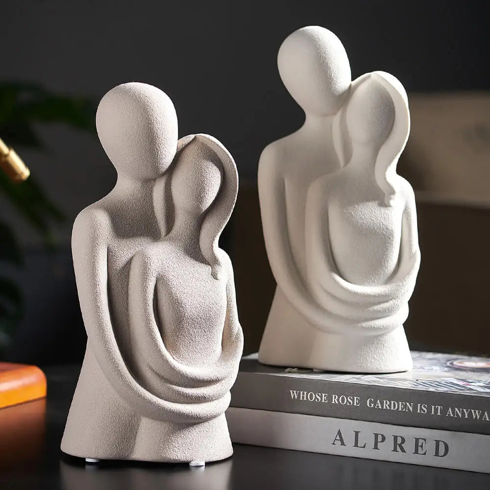 Nordic Style Abstract couple Figure Sculpture Modern Art Decor Resin Craft Living Room Home Decoration Accessories office decor