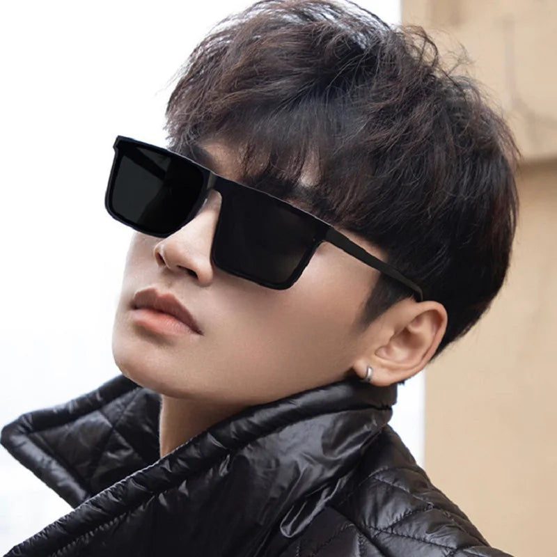 2024 Retro Men's Sunglasses Polarized Classic Design Eyewear Protect Eyes Black Shades For Male Outdoor Driving Sun Glasses