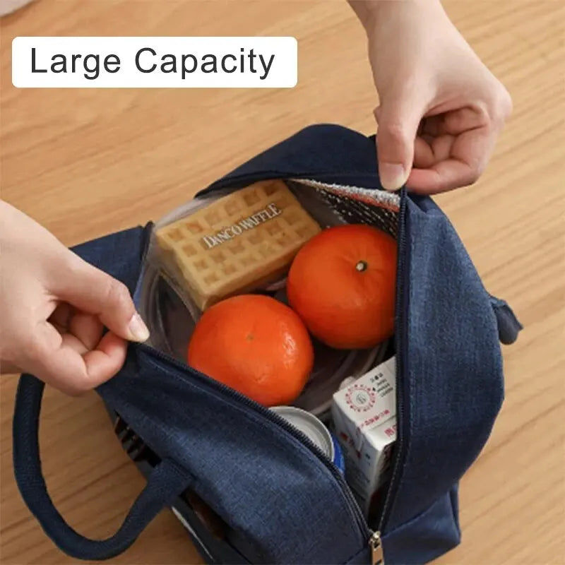 Insulated Lunch Bag Insulation Bento Pack Aluminum Foil Rice Bag Meal Pack Ice Pack Student Bento Lunch Handbag Insulation