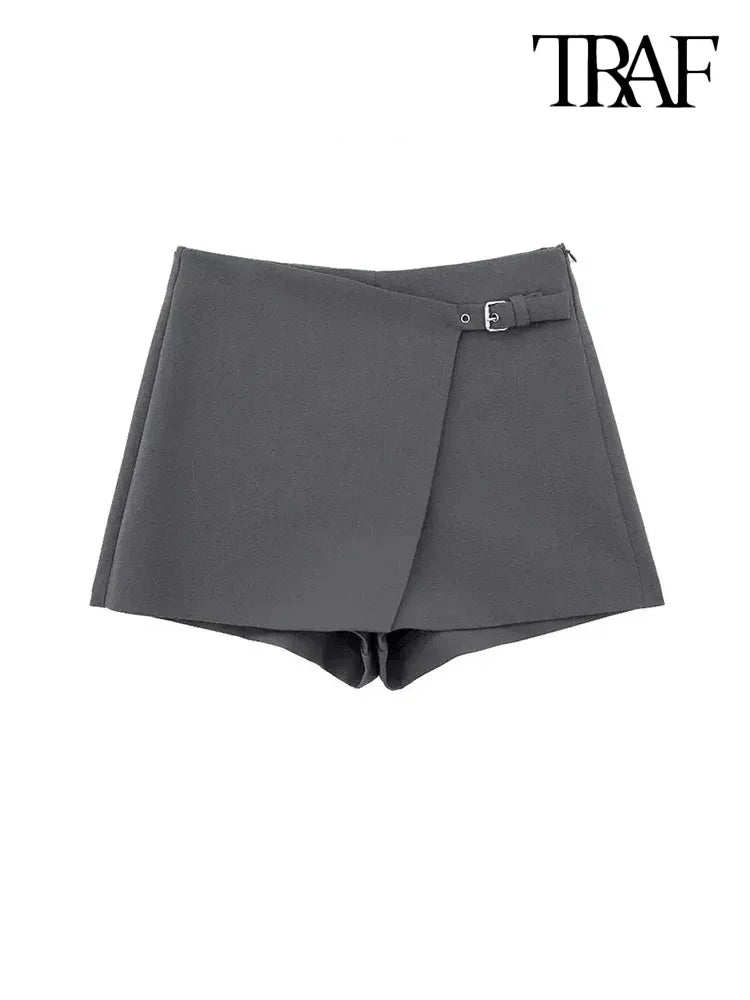 Shorts Skirts with Tab for Women Fashion