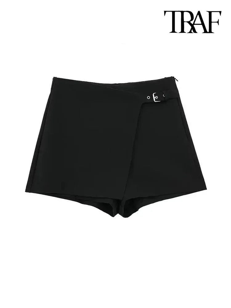 Shorts Skirts with Tab for Women Fashion