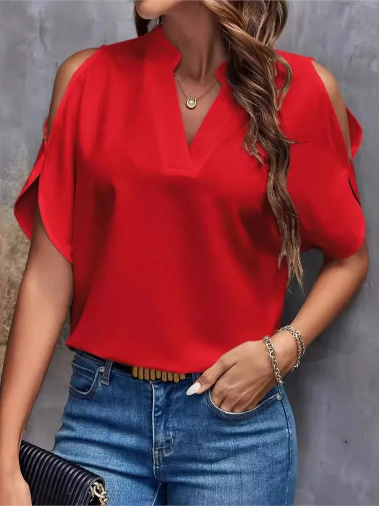 Short Sleeve Tops Shirt Blouse Fashion Casual T-shirt