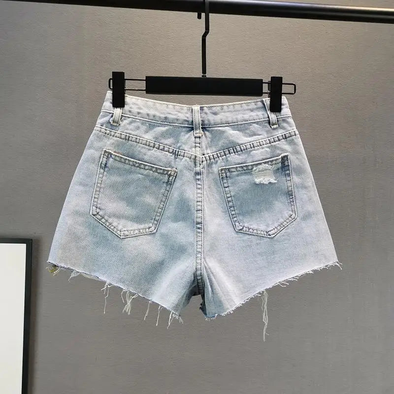 Women's Short Jeans Luxury Denim