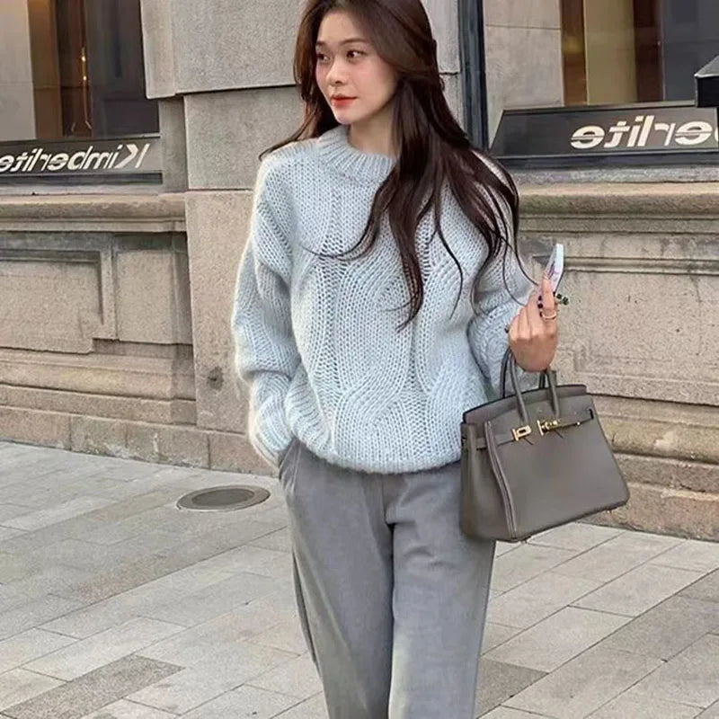 Lazy Style Twist Sweater for Women