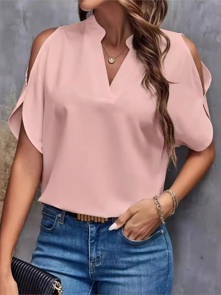 Short Sleeve Tops Shirt Blouse Fashion Casual T-shirt