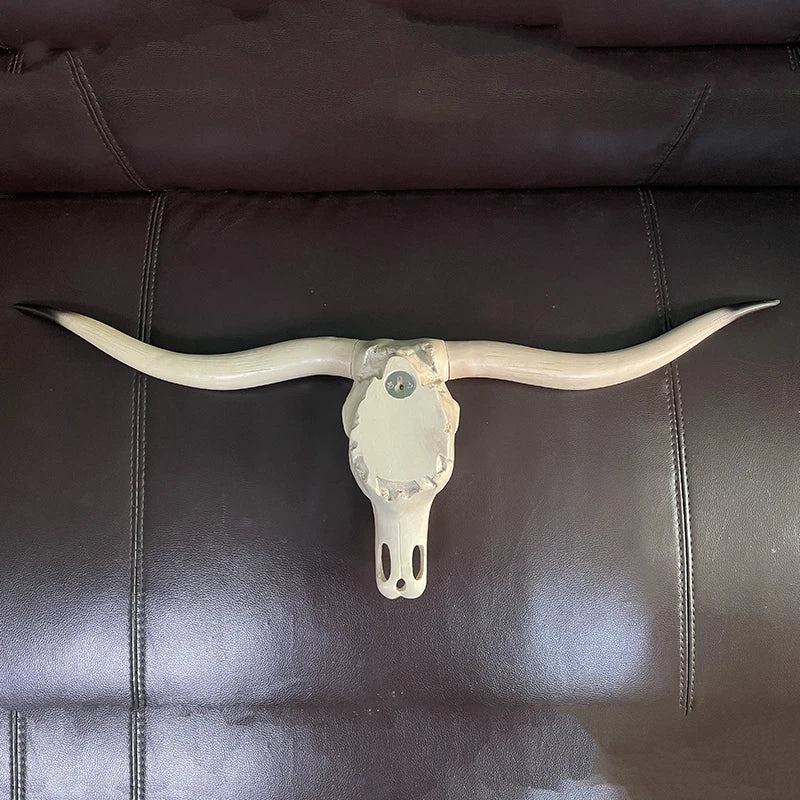 Wall Hanging Decoration 3D Animal Head Cow Head PendantStatue Art Sculpture Suitable For Home Bar Restaurant Decoration