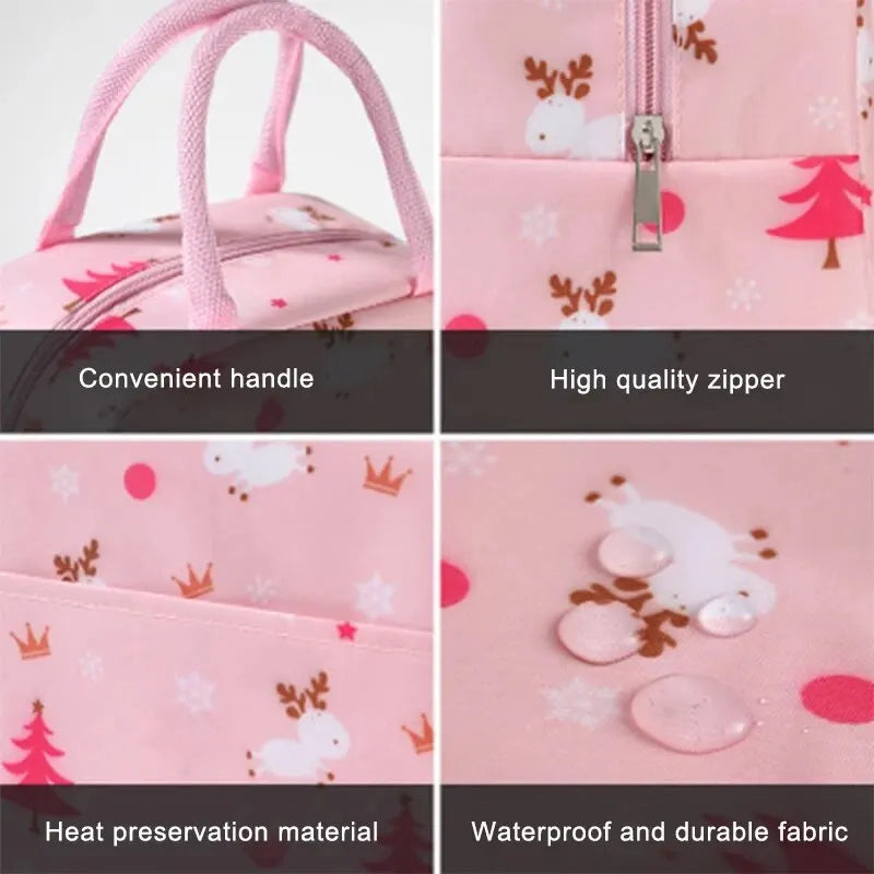 Insulated Lunch Bag Insulation Bento Pack Aluminum Foil Rice Bag Meal Pack Ice Pack Student Bento Lunch Handbag Insulation